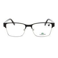 Lacoste Eyeglasses Square Full Rim, Matte Black Frame and Clear Demo Lens Lens L2286002