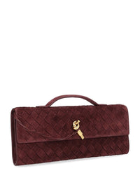 Bottega Veneta Bottega Veneta Women Andiamo Suede Clutch