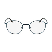 Lacoste Eyeglasses Round Full Rim, Gold Frame and Clear Demo Lenses Lens L2308714