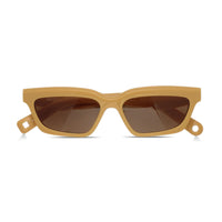 Jacquemus Sunglasses Rectangle Full Rim, Shiny Black Frame and Grey Lens JAC/62C1