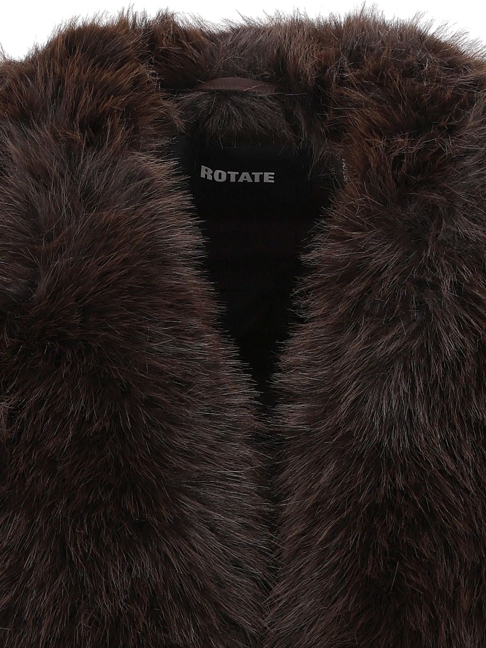Rotate Rotate Women Faux-Fur Collar Jacket