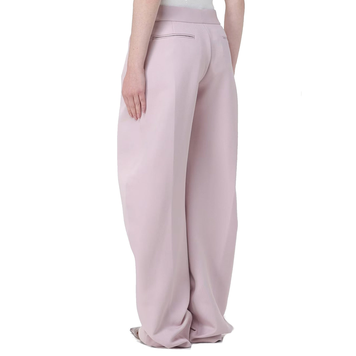 The Attico Wool Blend Taloired Pants Women