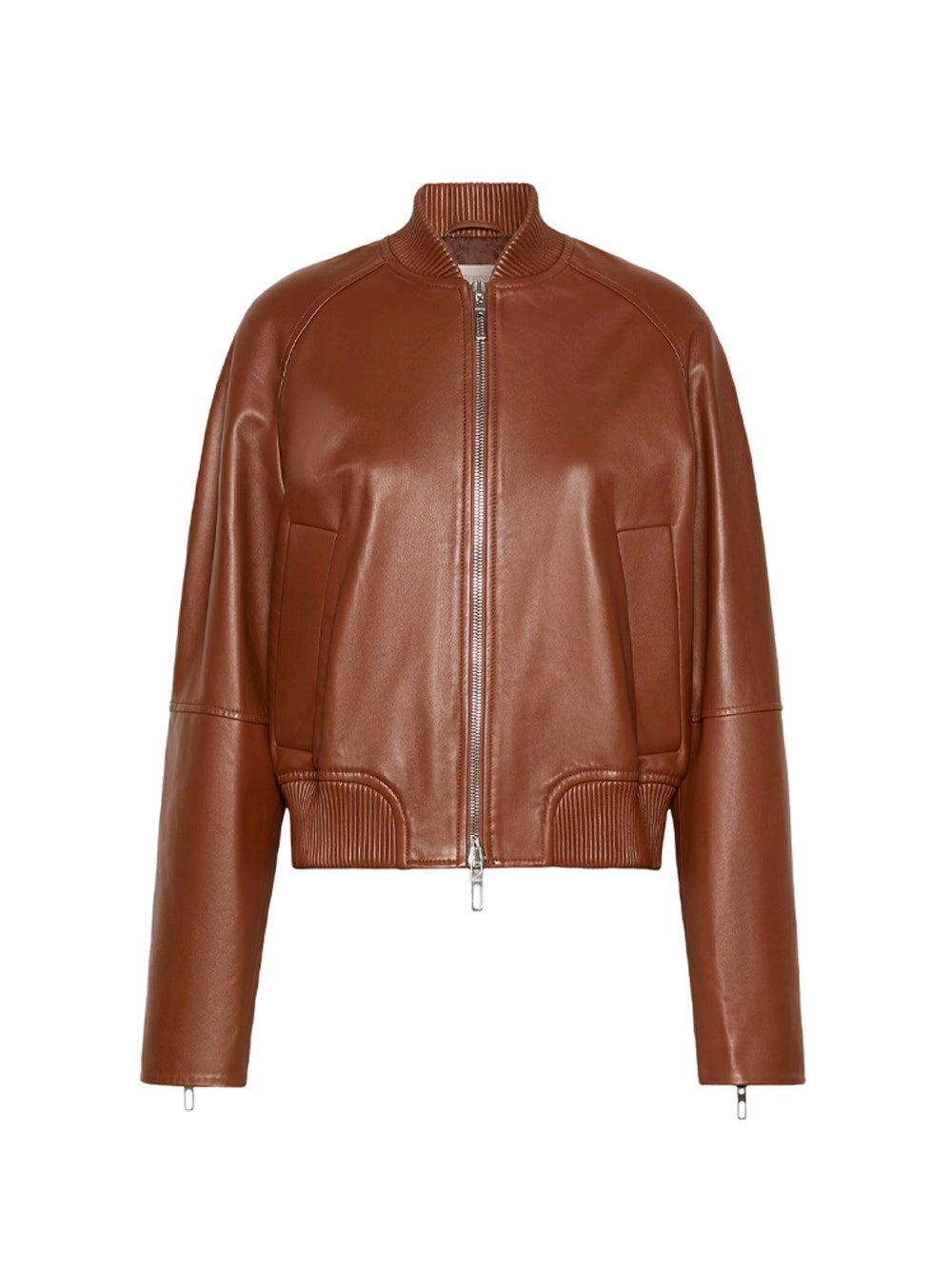 Sportmax Women `Amour` Leather Jacket