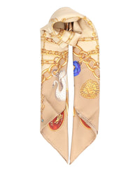 Burberry Women Check Charm Silk Scarf