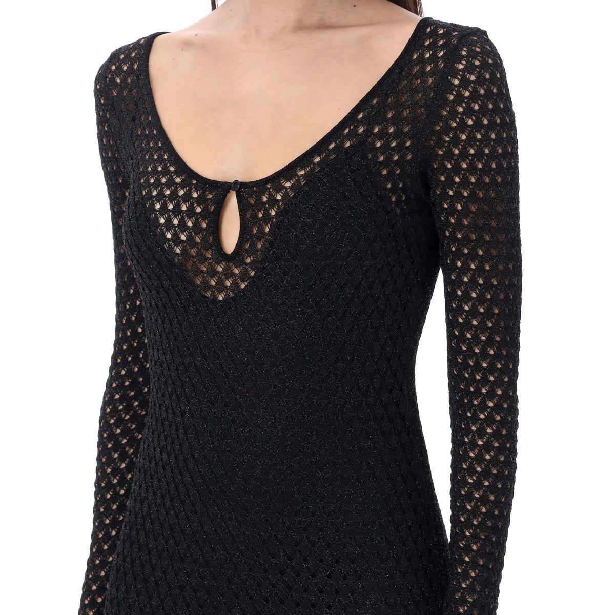 Tom Ford Tom Ford Lurex Crochet Maxi Dress Women