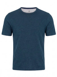 Brunello Cucinelli Men Ribbed Jersey T-Shirt