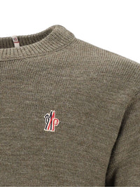 Moncler Grenoble Men Wool Sweater With Logo