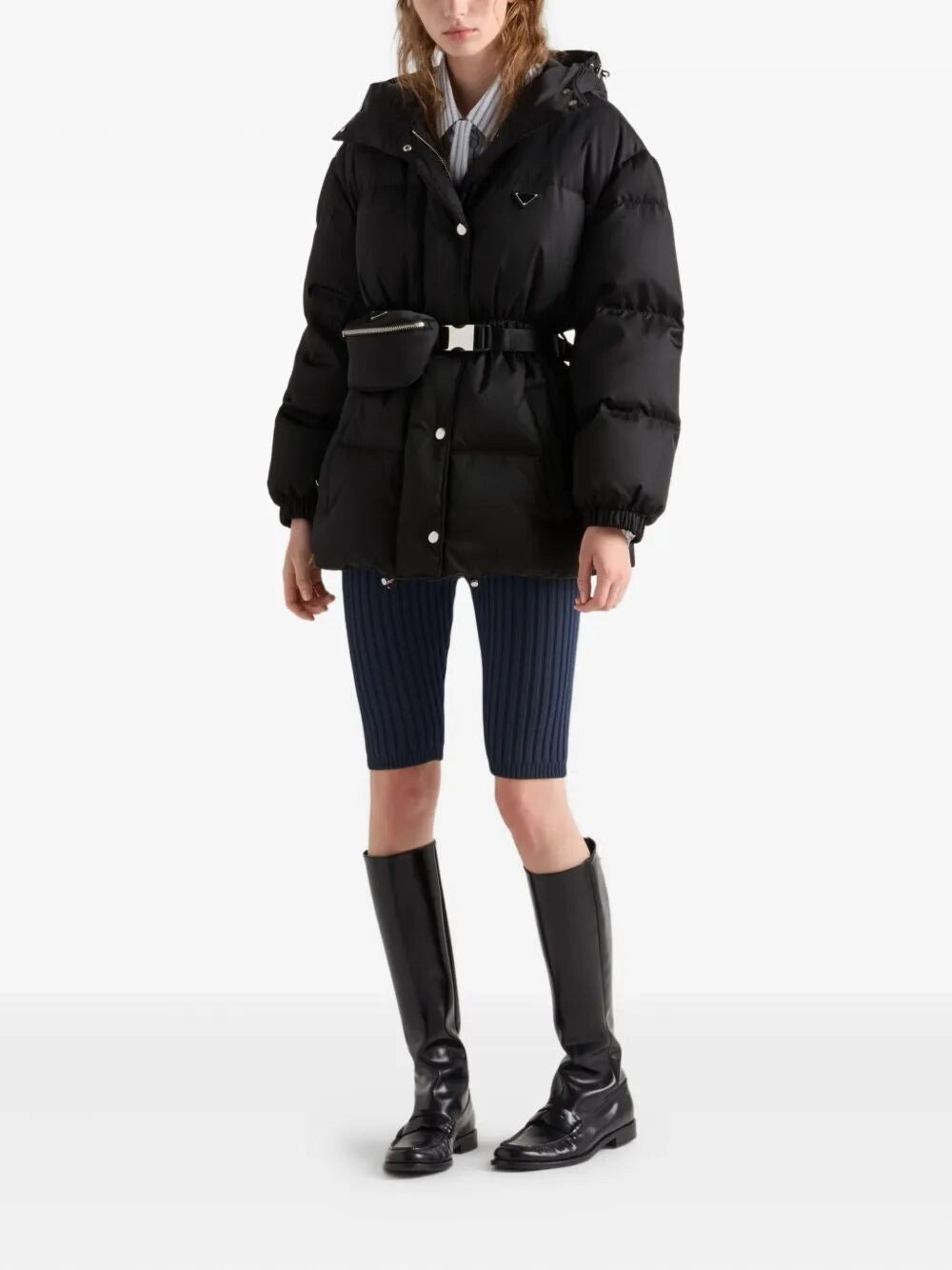 Prada Women Re-Nylon Down Jacket