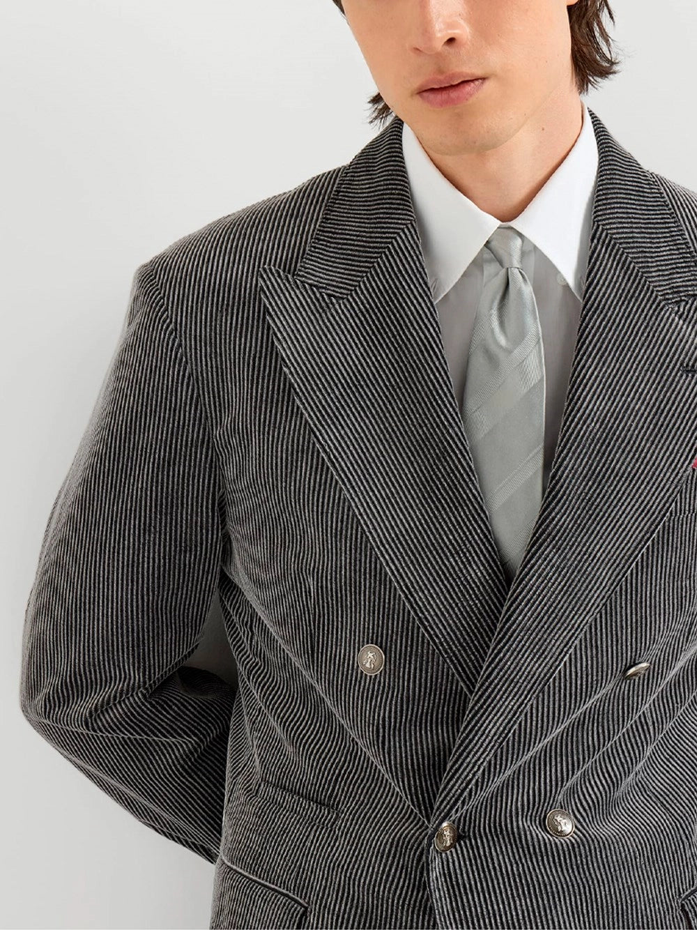 Brunello cucinelli Brunello Cucinelli Men Tailor Blazer With Metal Buttons