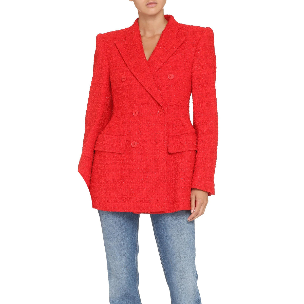 Balenciaga Balenciaga Tweed Blazer Jacket Women