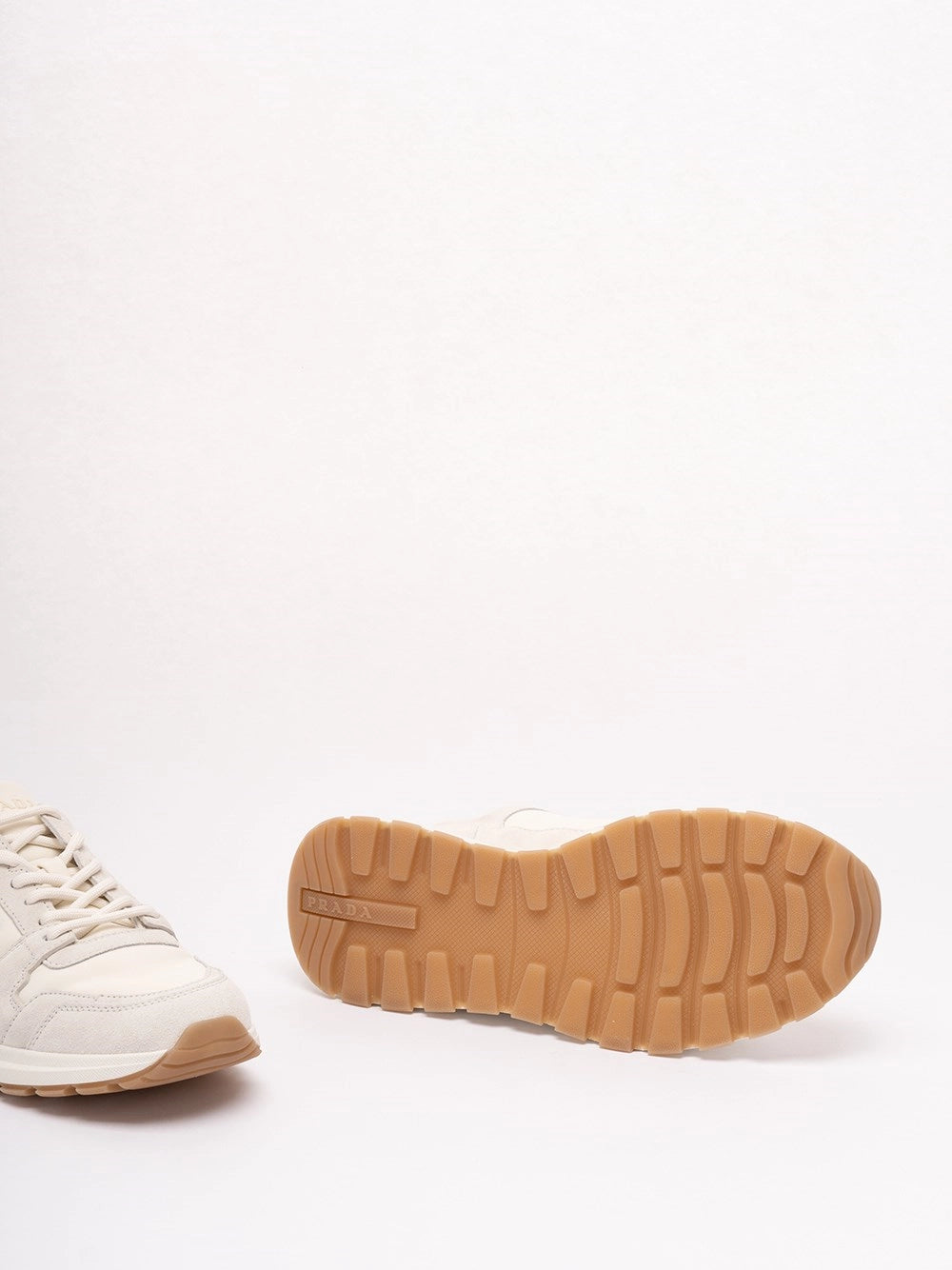 Prada Prada Men Prax Suede And Re-Nylon Sneakers