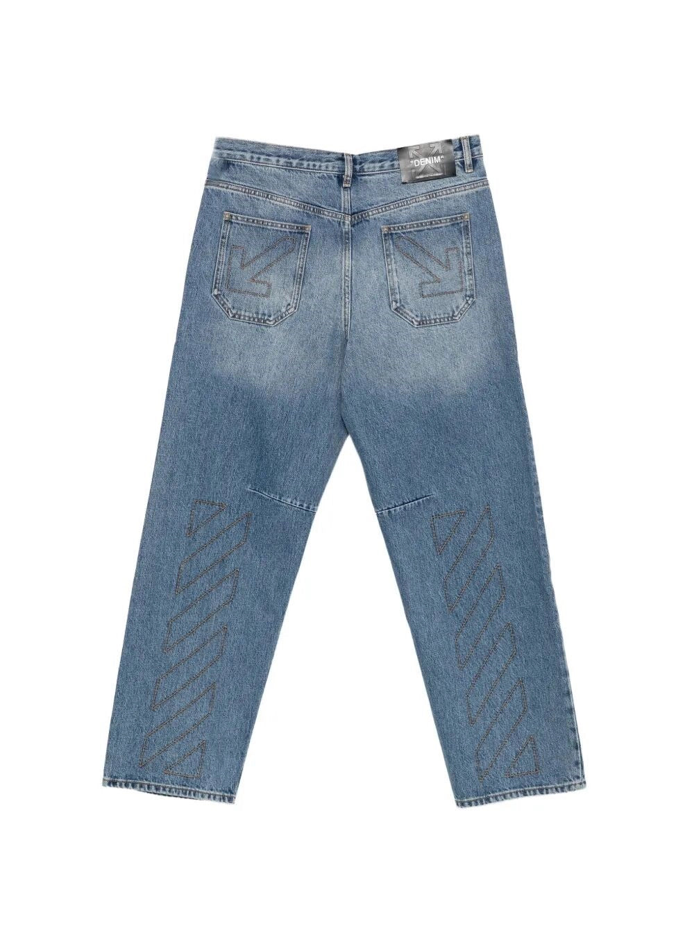Off White Men `Half Arrow` Jeans