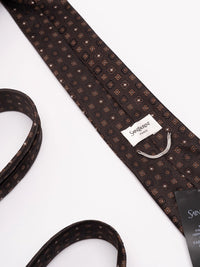 Saint Laurent Men Tie In Silk Jacquard