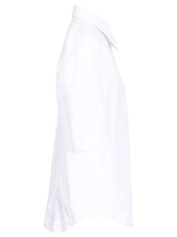 Ami Women Short-Sleeved Poplin Shirt