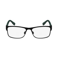 Lacoste Eyeglasses Rectangle Full Rim, Matte Grey Frame and Clear Demo Lens Lens L2294033
