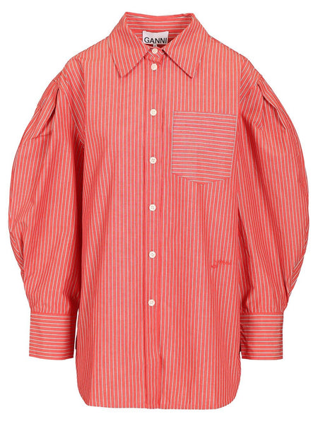 GANNI シャツ Ganni Women Oxford Shirt – Bluefly