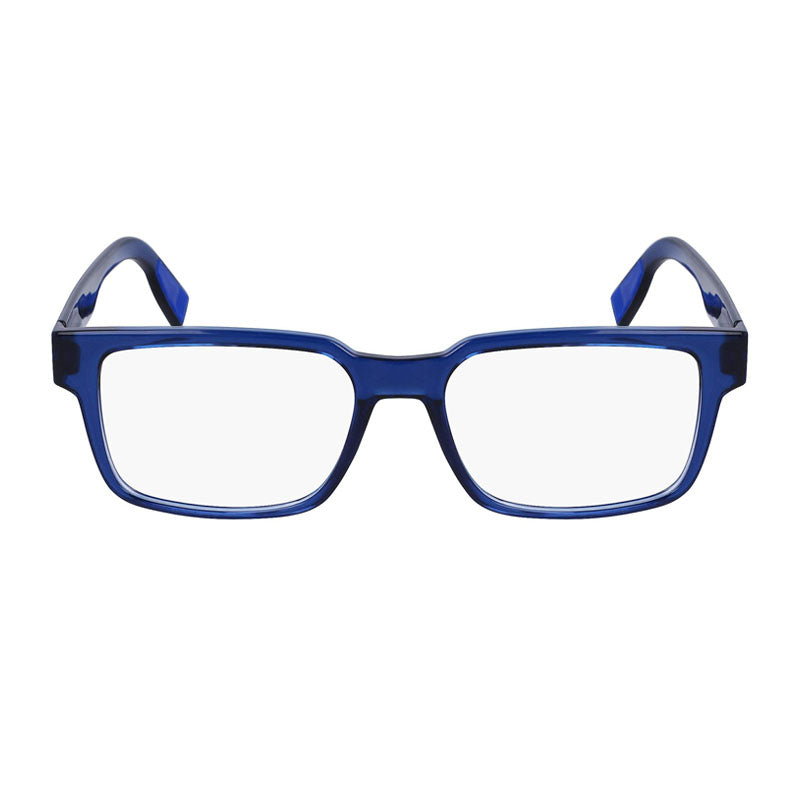 Lacoste Eyeglasses Rectangle Full Rim, Blue Frame and Clear Demo Lenses Lens L2928400