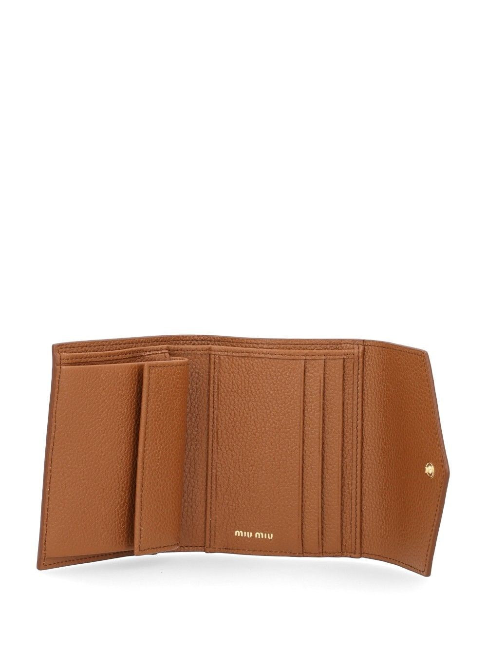 Miu Miu Miu Miu Women Compact Leather Wallet