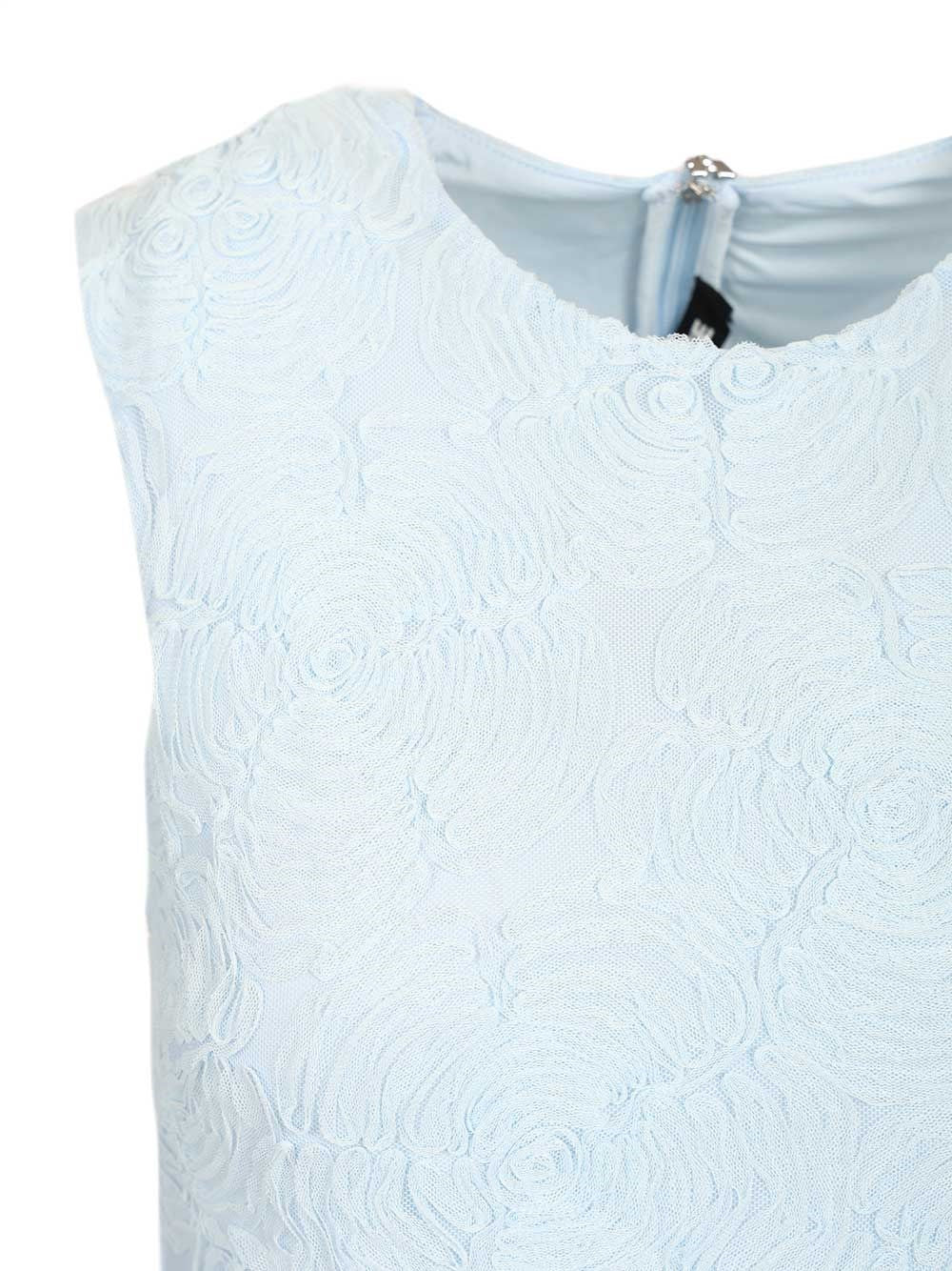 Rotate Women Long Jacquard Dress With Floral Pattern