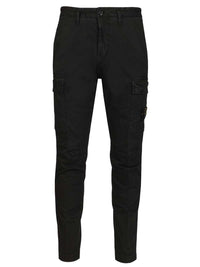 Stone Island Men Cargo Trousers In Broken Cotton Twill