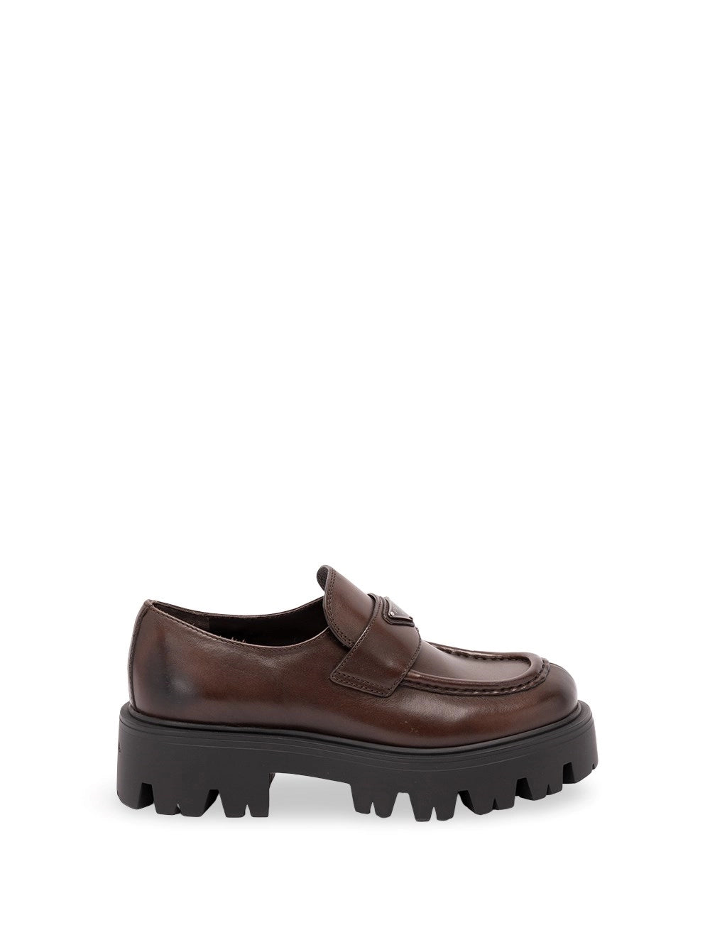 Prada Women Vintage Leather Loafers
