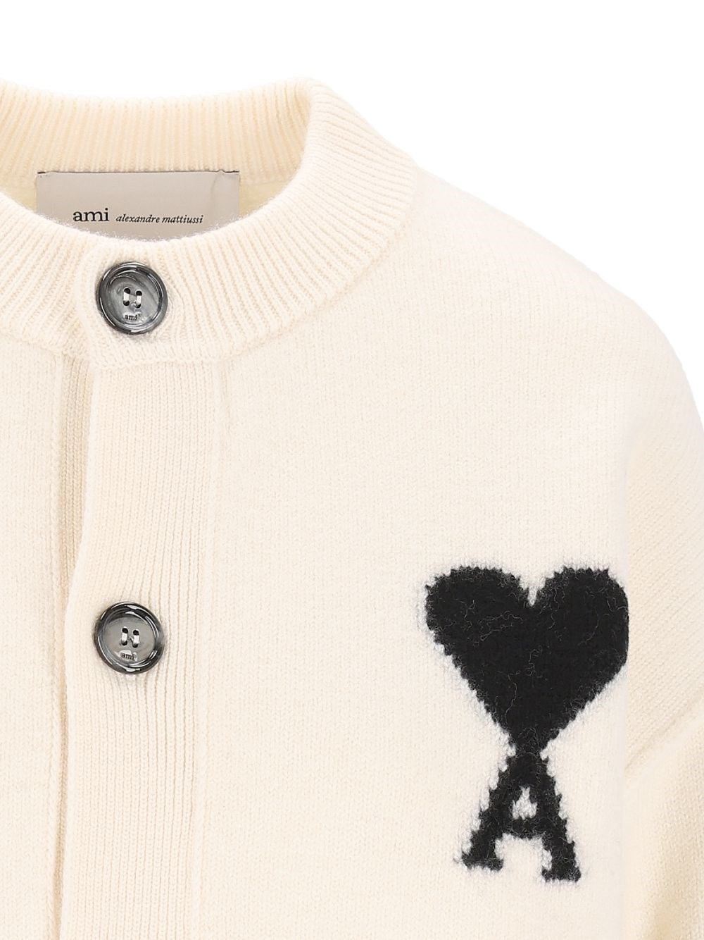 Ami Women Wool Ami De Coeur Cardigan