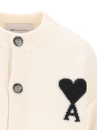 Ami Women Wool Ami De Coeur Cardigan