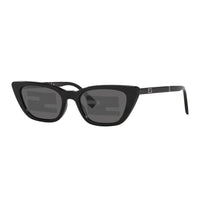 Fendi Fendi Sunglasses Cat Eye Full Rim, Shiny Black Frame and Smoke Mirror Pattern Lens FE40089I01C