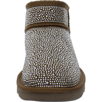 Ariee Womens Faux Fur Ankle Winter & Snow Boots