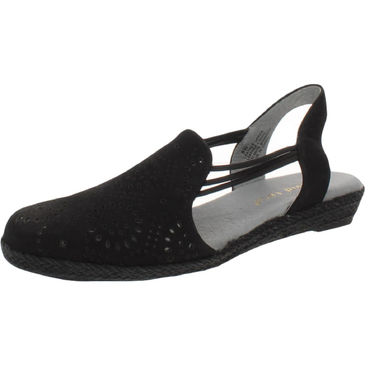 Zena Womens Laser Cut Slip On Espadrilles