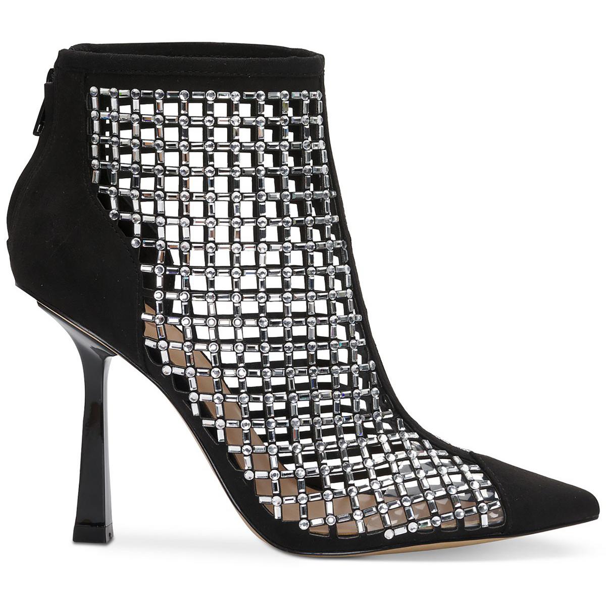 Senalda Womens Rhinestone Ankle Boots