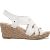 Everlasting Womens Faux Leather Wedge Sandals