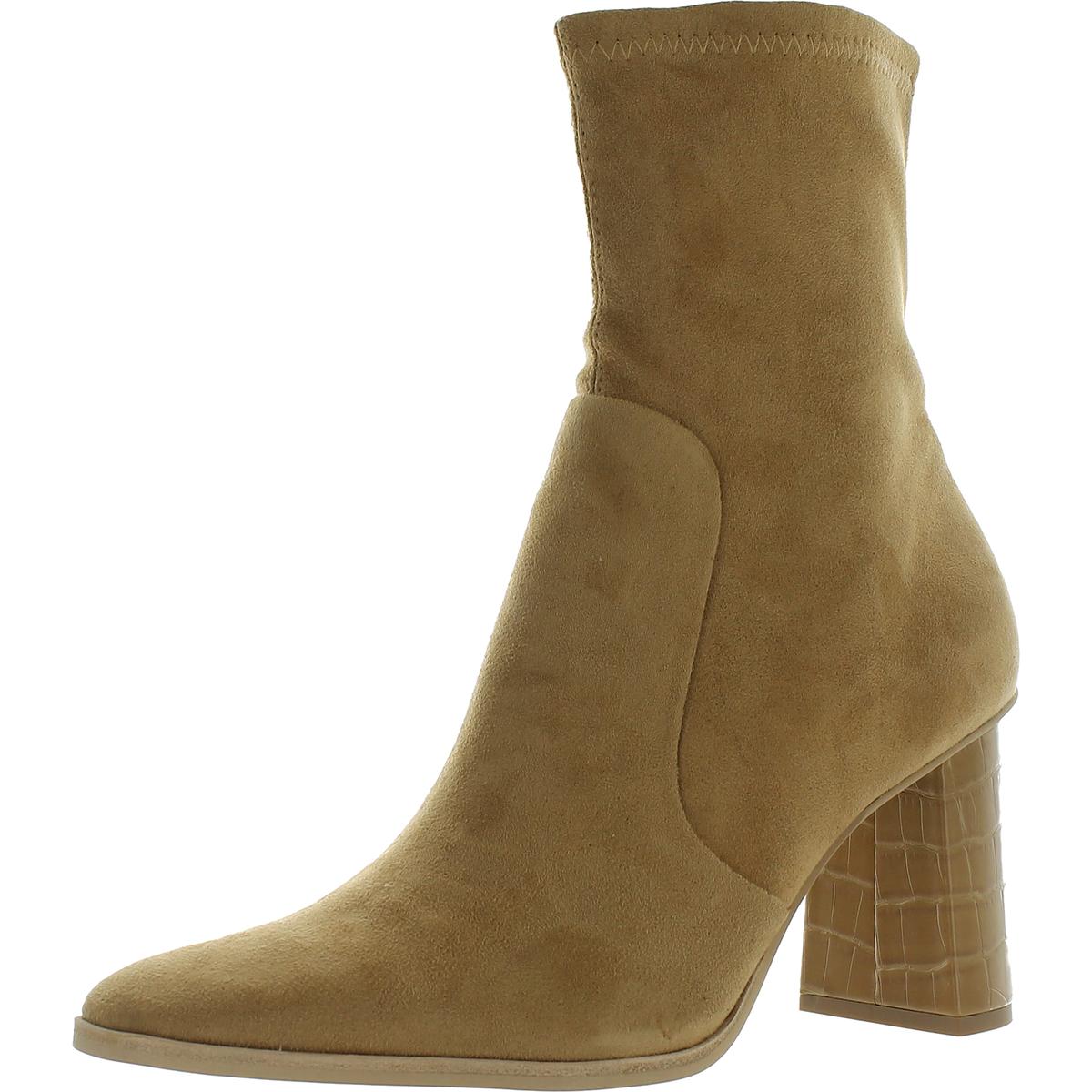 Petya Womens Padded Insole Suede Mid-Calf Boots