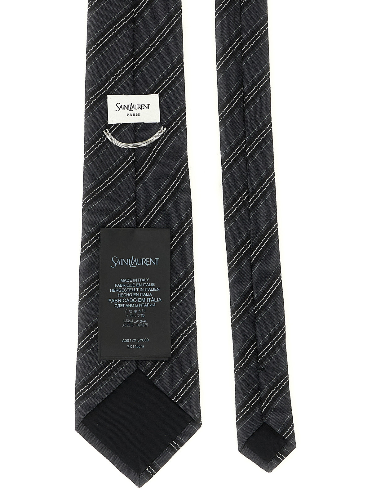 SAINT LAURENT Saint Laurent Men Striped Tie