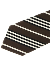 Saint Laurent Men Diagonal Striped Tie