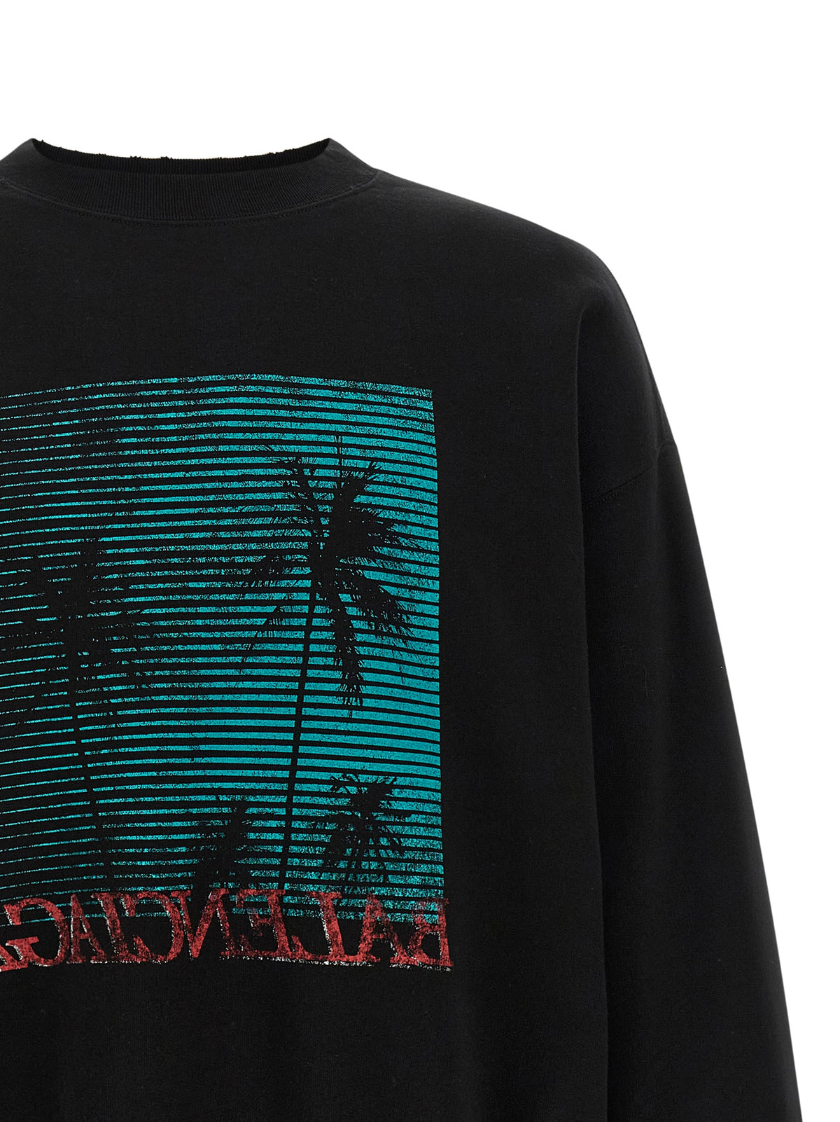BALENCIAGA Balenciaga Men Distressed Detail Sweatshirt