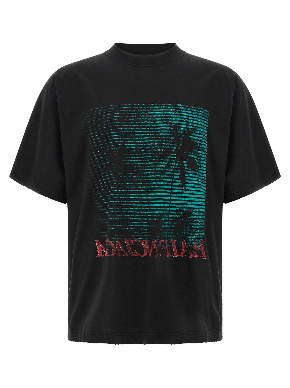 BALENCIAGA Balenciaga Men Vintage-Effect T-Shirt