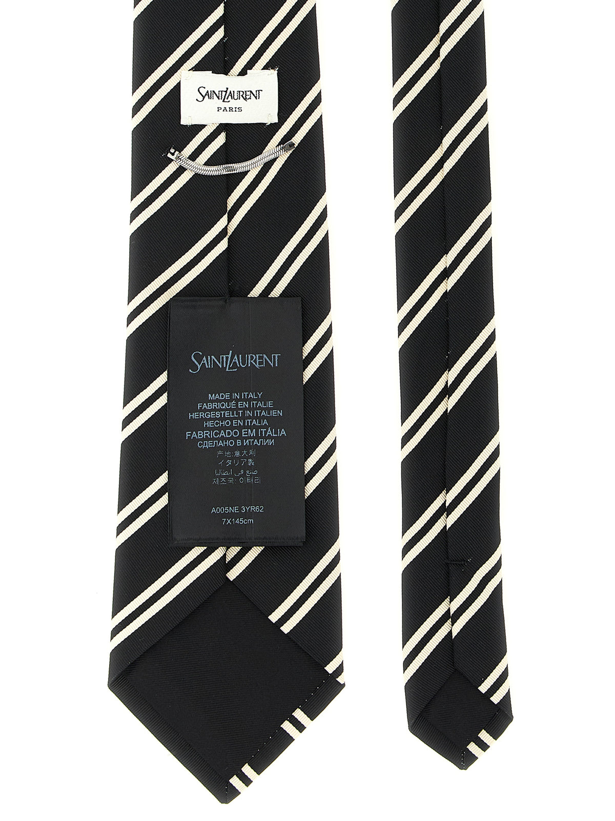 SAINT LAURENT Saint Laurent Men Striped Tie