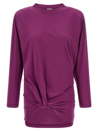 BALENCIAGA Balenciaga Women Pleated Pattern T-Shirt