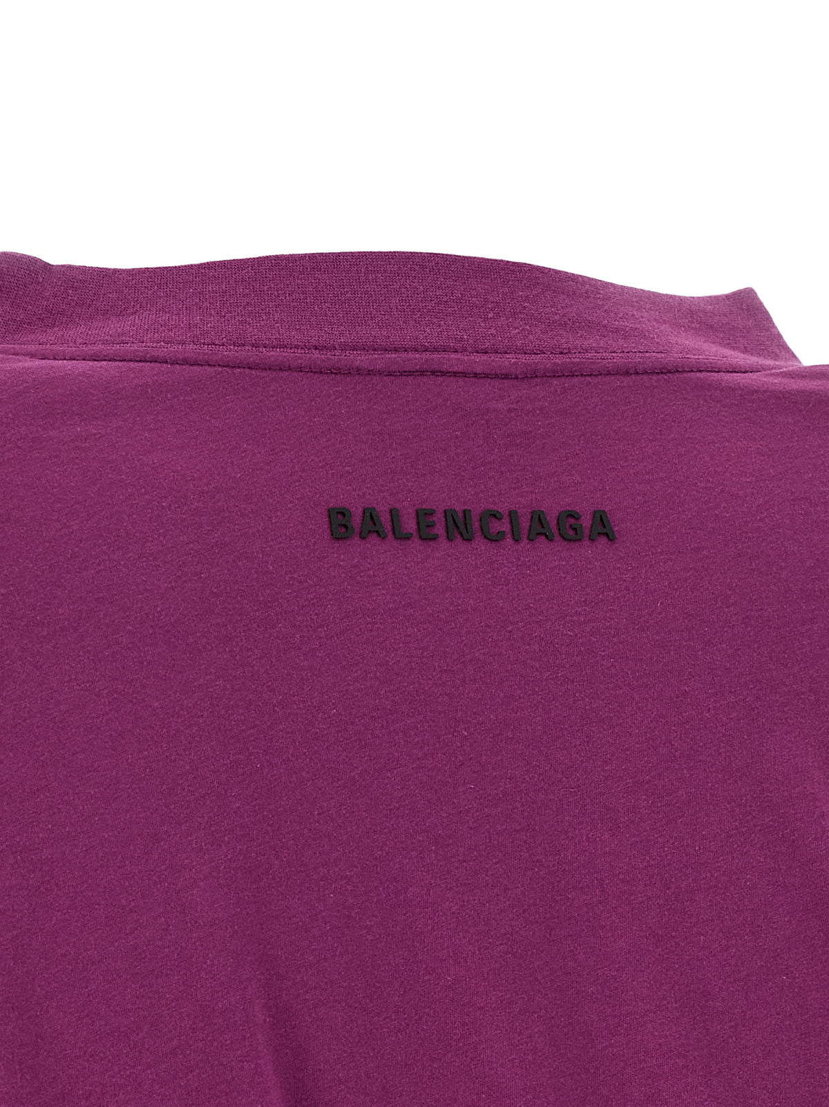 BALENCIAGA Balenciaga Women Pleated Pattern T-Shirt