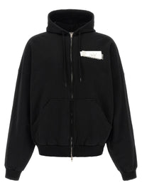 Balenciaga Men 'Silver Tape' Hoodie