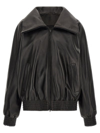 Balenciaga Men Black Leather 'Le City' Jacket