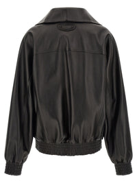 Balenciaga Men Black Leather 'Le City' Jacket