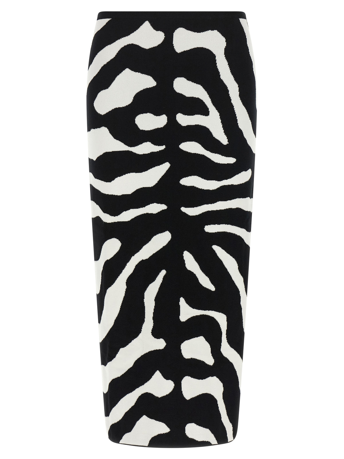 Moschino Women Zebra Intarsia Skirt