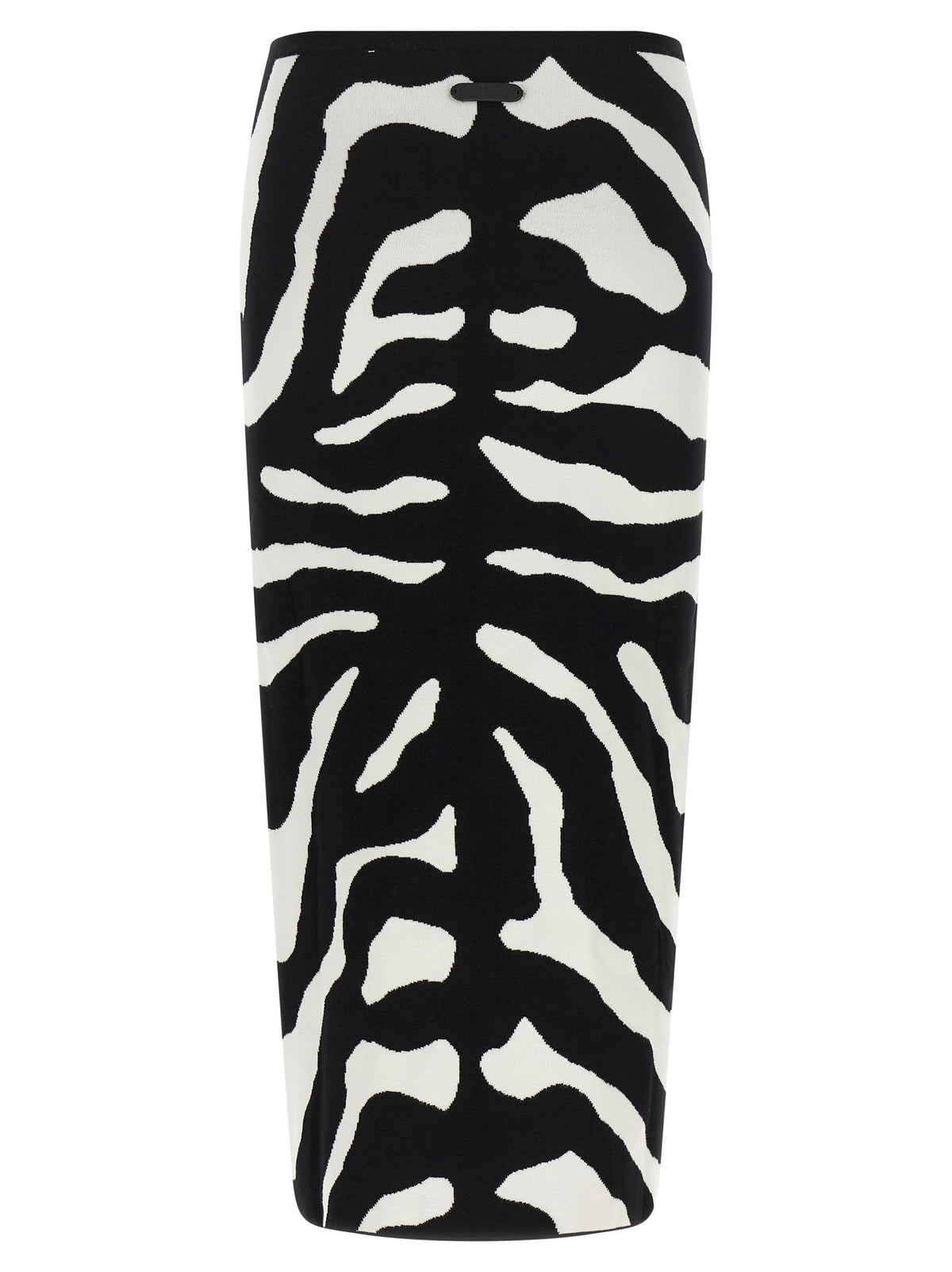 Moschino Women Zebra Intarsia Skirt