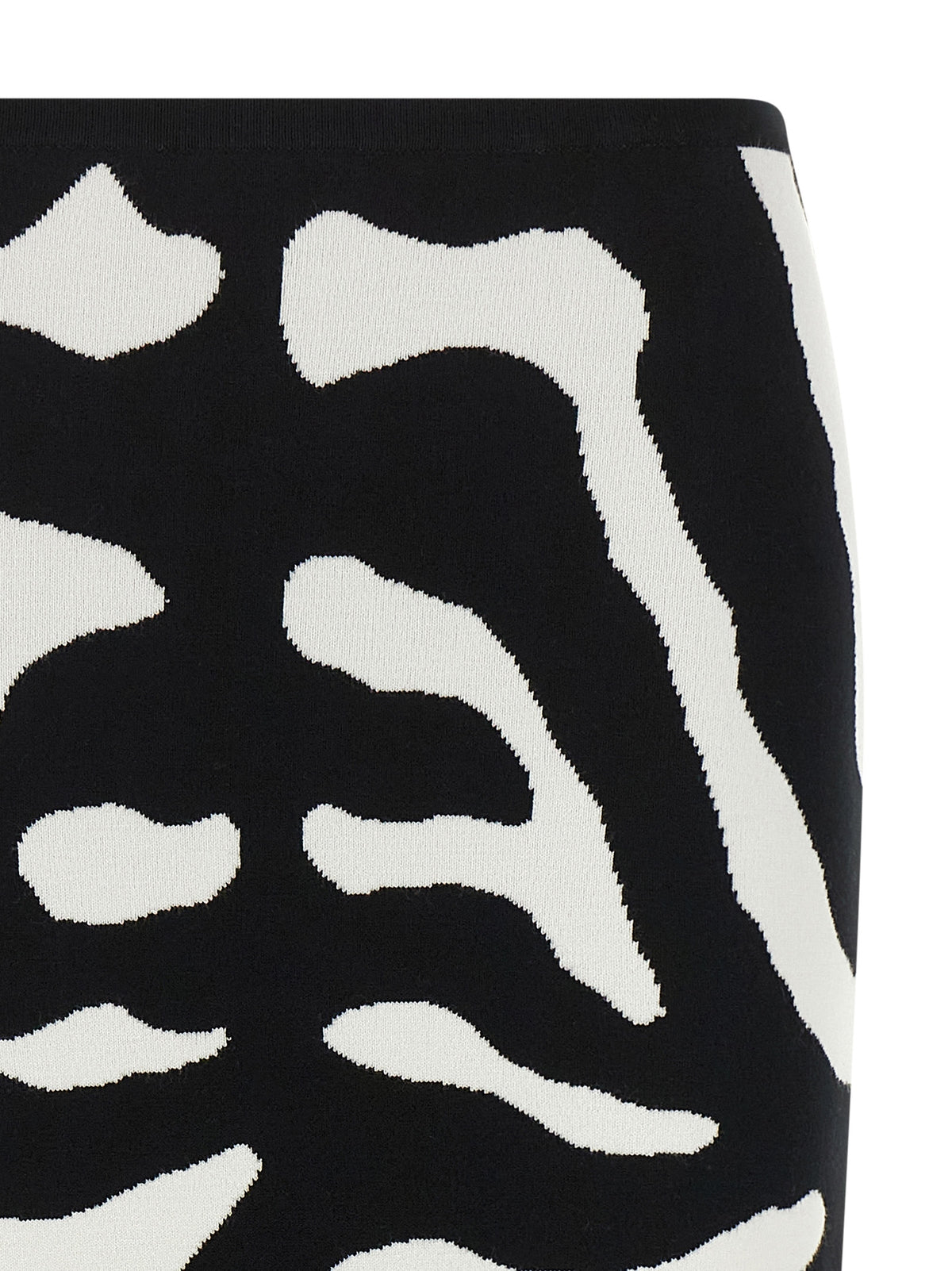 Moschino Women Zebra Intarsia Skirt