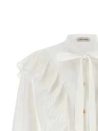 Alberta Ferretti Women Pleated Ruffle Shirt