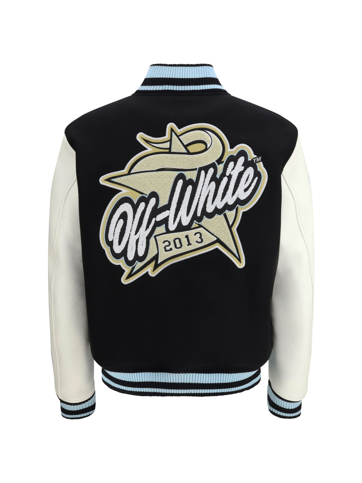 Off-White Men Varsity Star Logo Jacket