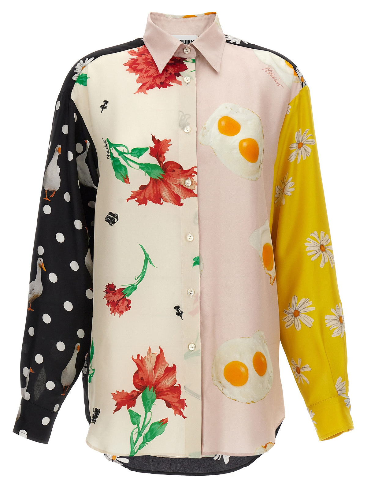 Moschino Women Patchwork Print Shirt