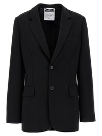 Moschino Women Single-Breasted Martingale Blazer